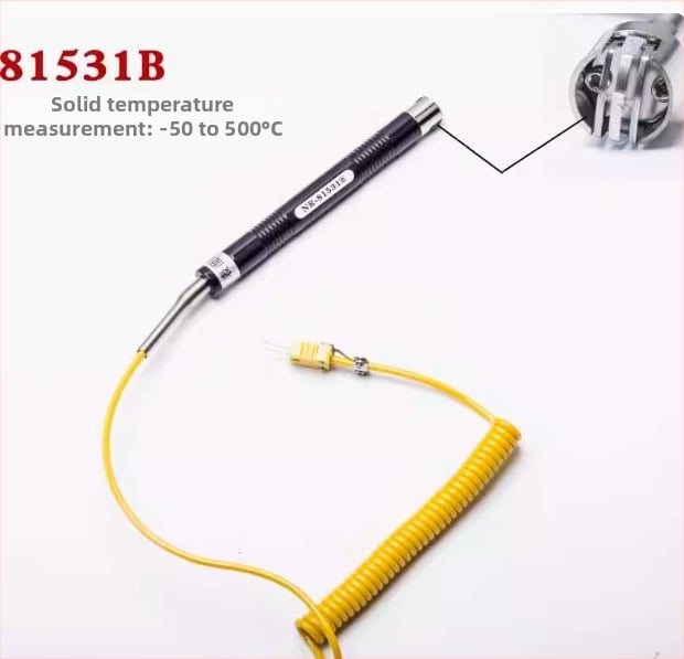 DT1310 Kontaktuális felületi ponthőmérő, digitális elektronikus mérőműszer, hőmérséklet-tartomány 1300, páratartalom pontossága 3%