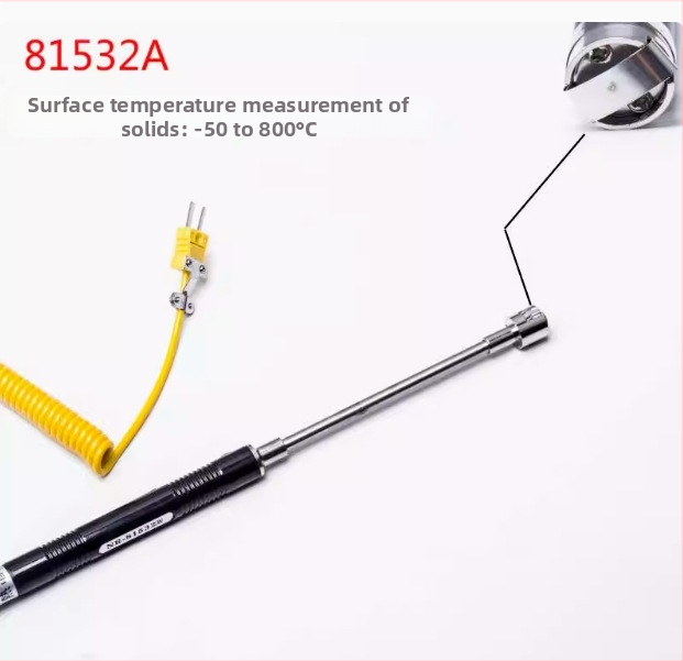 DT1310 Kontaktuális felületi ponthőmérő, digitális elektronikus mérőműszer, hőmérséklet-tartomány 1300, páratartalom pontossága 3%