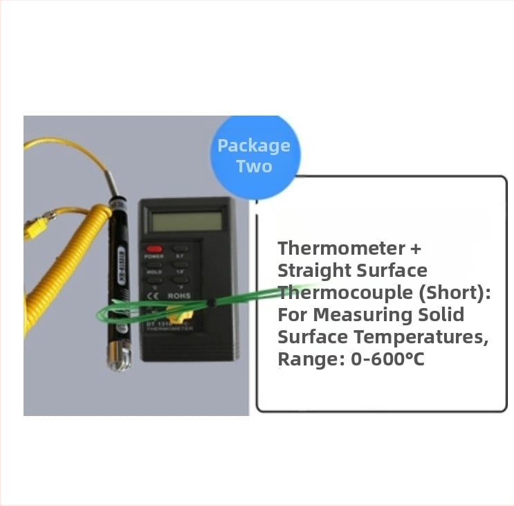 DT1310 Kontaktuális felületi ponthőmérő, digitális elektronikus mérőműszer, hőmérséklet-tartomány 1300, páratartalom pontossága 3%