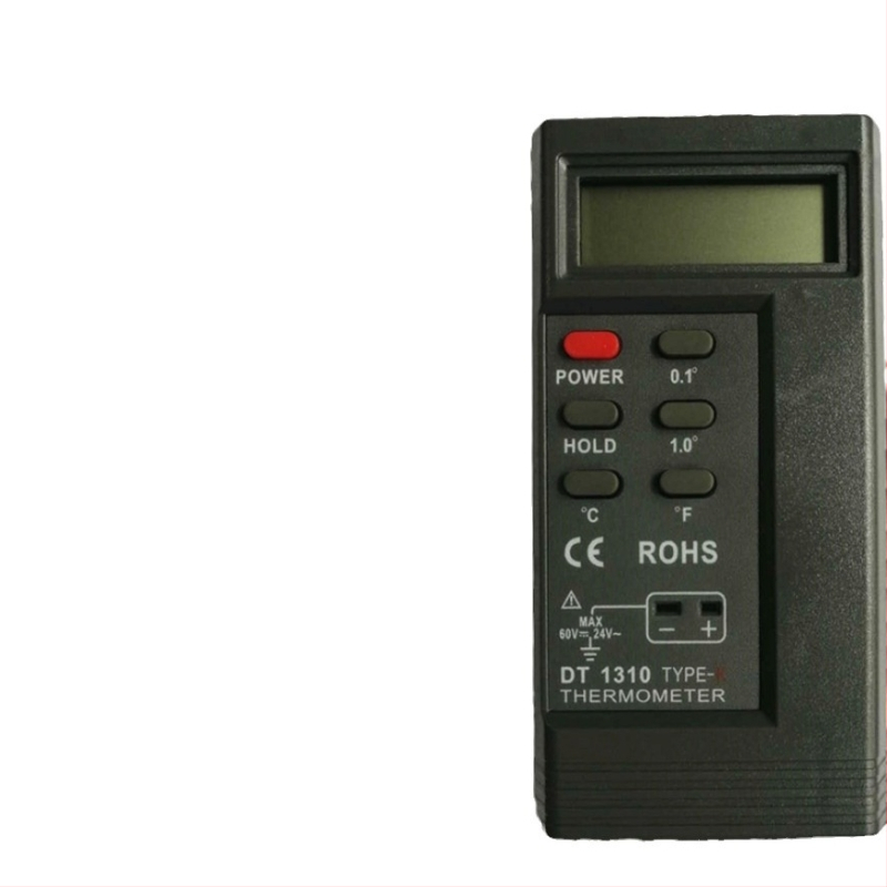 DT1310 Kontaktuális felületi ponthőmérő, digitális elektronikus mérőműszer, hőmérséklet-tartomány 1300, páratartalom pontossága 3%