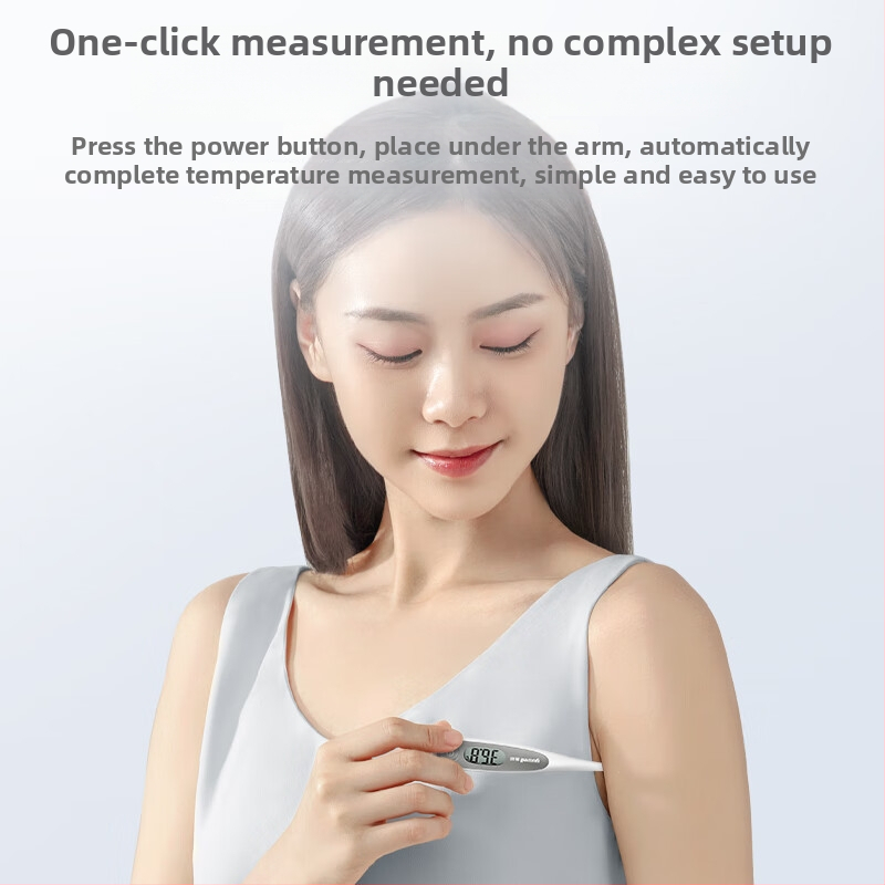 Fish Leap YT-312 цифров медицински термометър за подмишница и устно измерване, без живак, капацитет на батерията 50