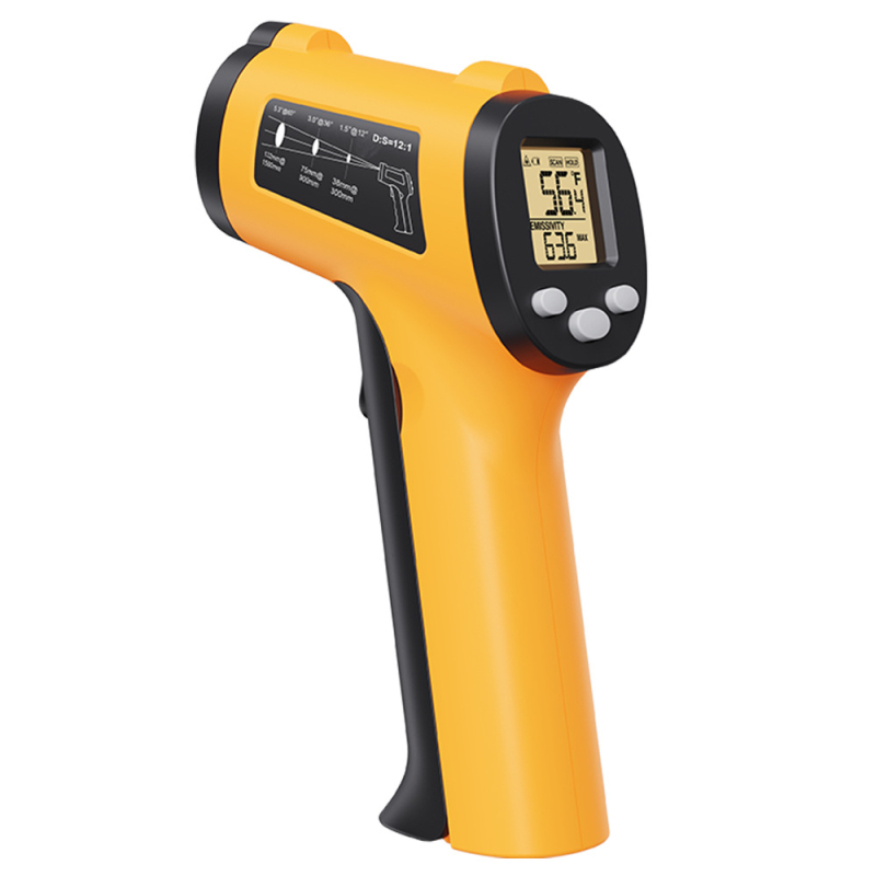 Termometru infraroșu de tip pistol pentru măsurarea temperaturii în industrie, Model 2501, Baterii AAA×2