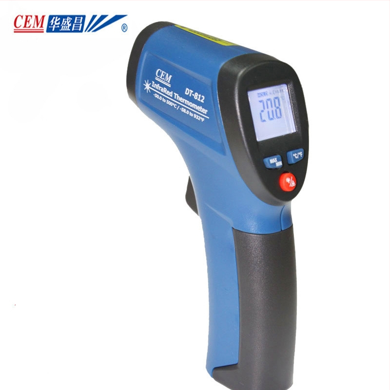 DT-812 infracrveni ručni toplomjer za industrijsku upotrebu, -50 do 500 °C, rezolucija 0,1 °C, vrijeme odziva <1 s, marka CEM Huashengchang