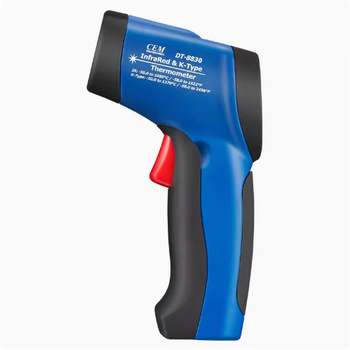 Ръчен инфрачервен термометър DT-8830+ с лазер за индустриални обекти, 9V батерия