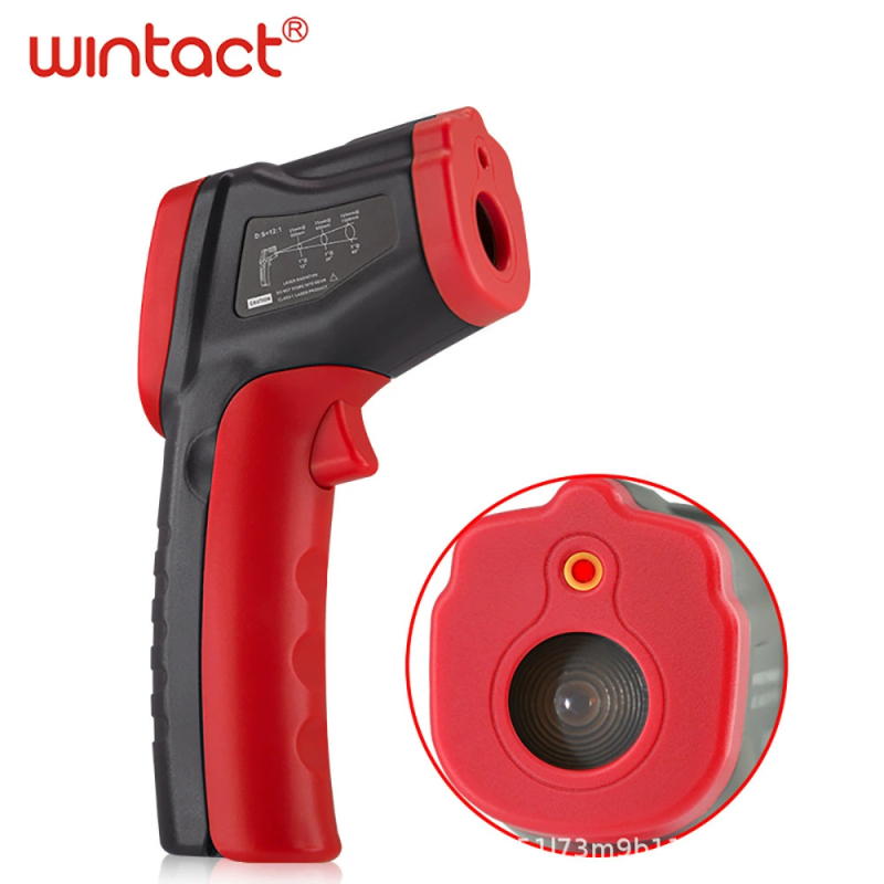 WT320 инфрачервен ръчен термометър – индустриален клас, 0,5 s време за реакция, LCD дисплей, захранване с AA батерия