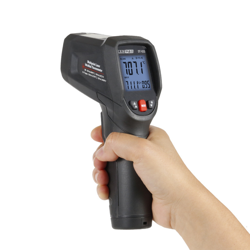 Инфрачервен термометър Huashengchang Dt-835 за индустриални обекти