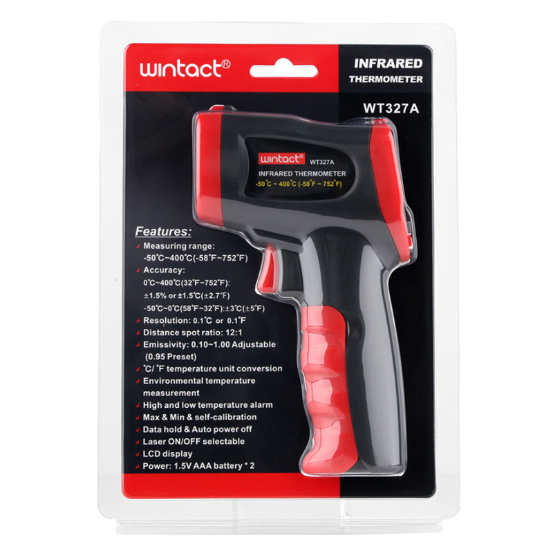 Biaozhi GT303A/B i WT327A/B infracrveni termometar s zaslonom u boji za industrijsko mjerenje temperature, visoke temperature za kovanje i taljenje
