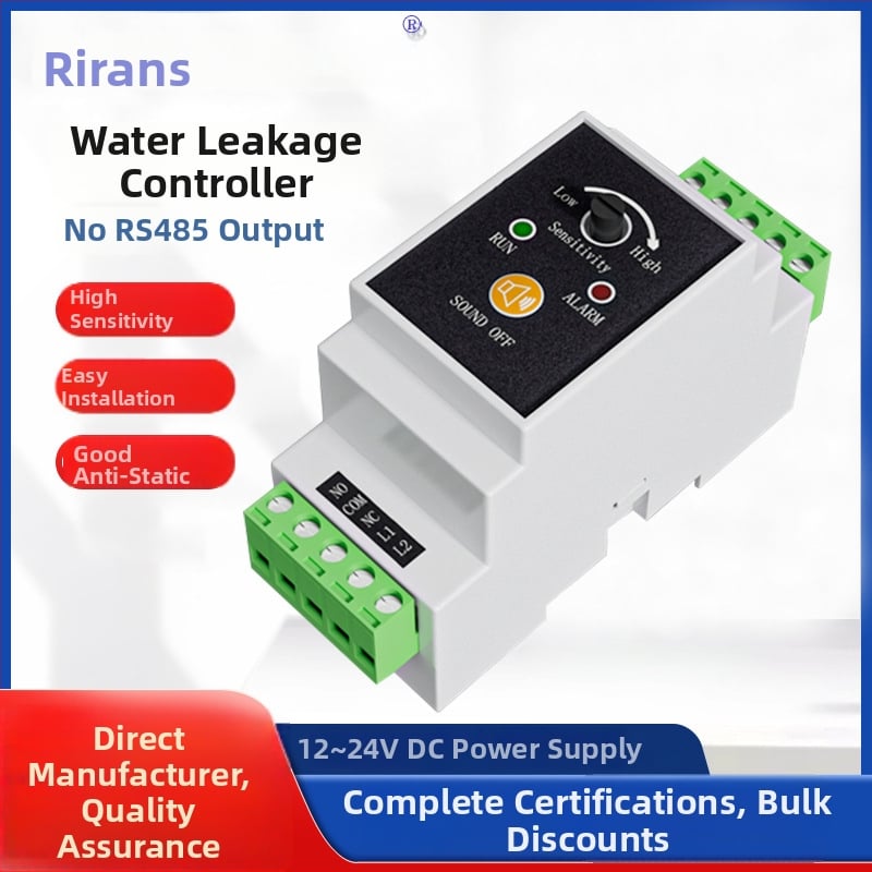 Dinamikus hurk-monitorozó rendszerhez tervezett elektronikus vízszivárgás-detektor, nagy érzékenységű riasztás, rirans, -40 °C-tól 60 °C-ig, 5–95% RH