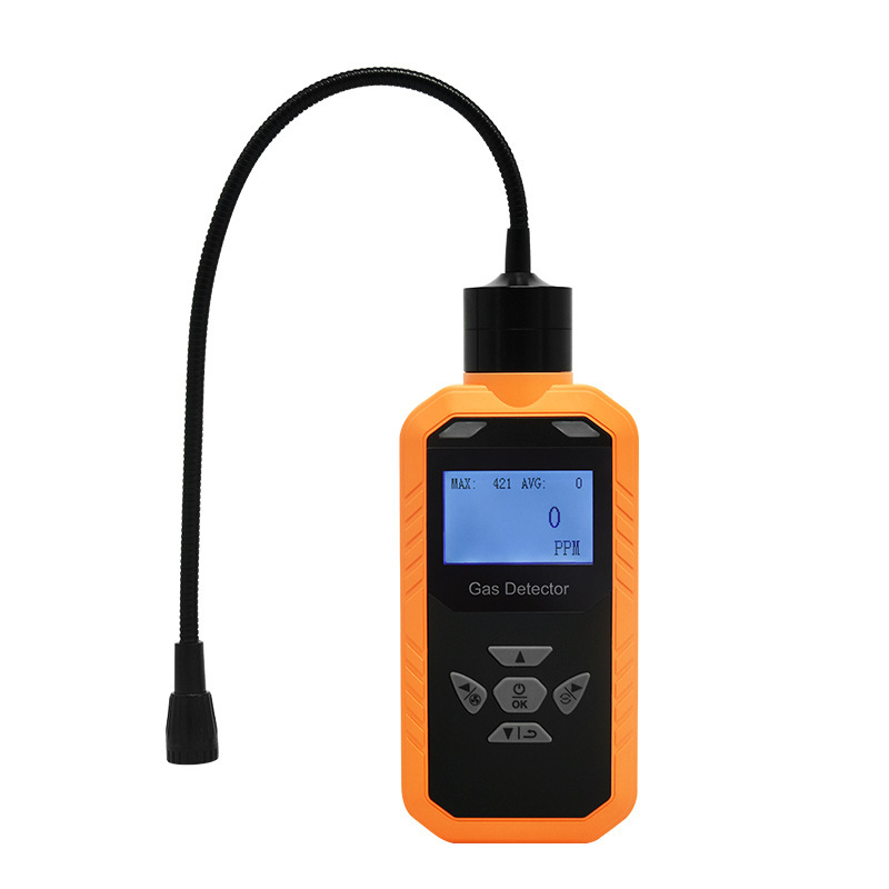 Prijenosni detektor zapaljivih plinova, model 502, raspon 0-100 LEL i 0-1000 PPM, točnost 1%, detektira metan, propan, izobutan, etan i druge zapaljive plinove.
