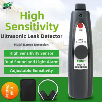 One More DY26 Ultrahangos digitális szivárgásdetektor gumiabroncsokhoz, csövekhez és ajtó- vagy ablak-tömítítések vizsgálatára