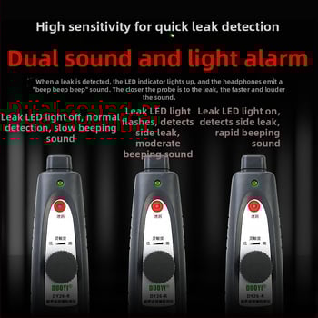 One More DY26 Ultrahangos digitális szivárgásdetektor gumiabroncsokhoz, csövekhez és ajtó- vagy ablak-tömítítések vizsgálatára