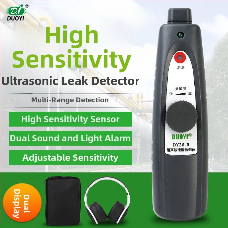 One More DY26 Ultrahangos digitális szivárgásdetektor gumiabroncsokhoz, csövekhez és ajtó- vagy ablak-tömítítések vizsgálatára