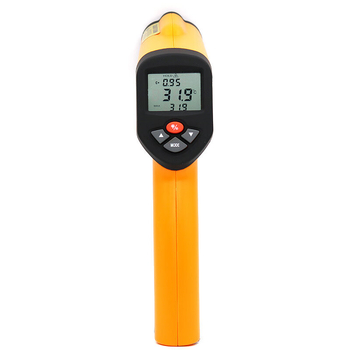 Инфрачервен термометър за индустриално коване (1300°C измерване, 9V батерия, 500 ms отклик)