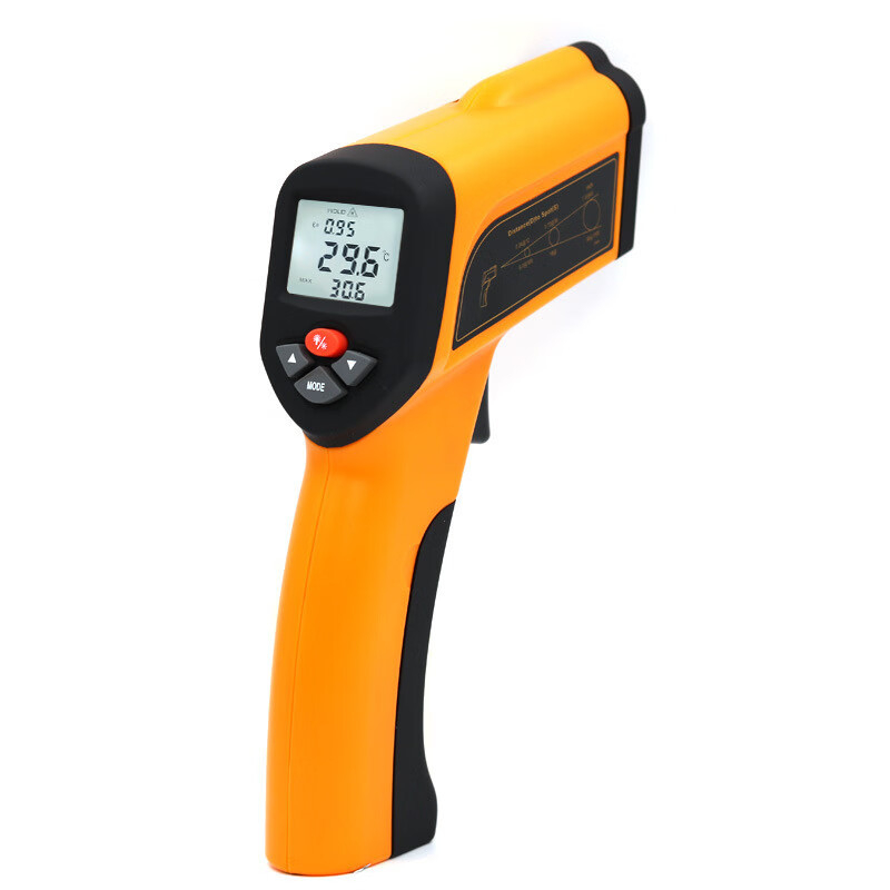 Инфрачервен термометър за индустриално коване (1300°C измерване, 9V батерия, 500 ms отклик)