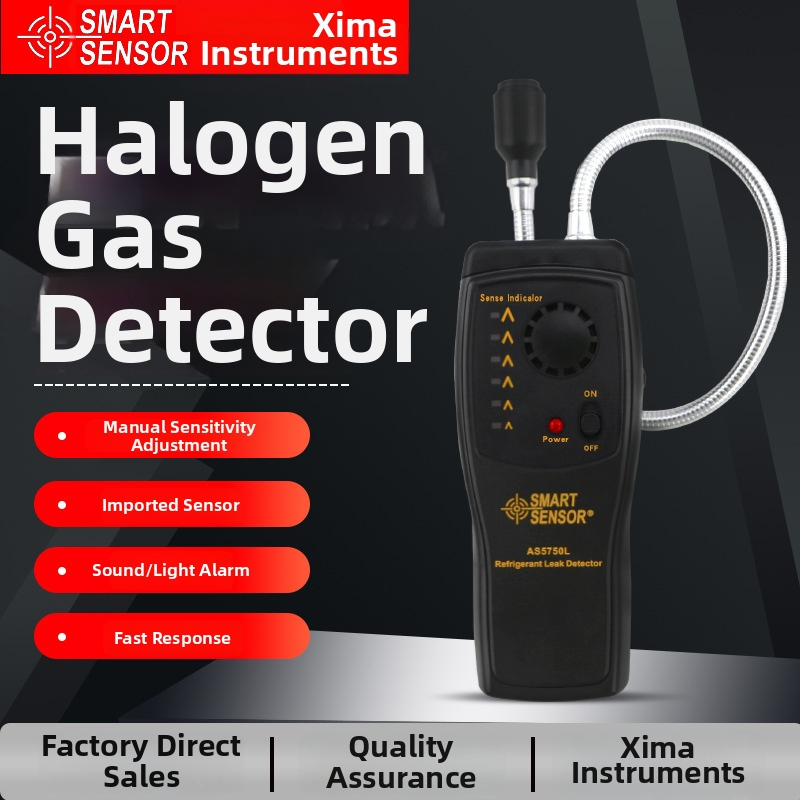 Sima AS5750L/AS5750 detektor halogénových plynov pre automobilovú klimatizáciu, detekcia únikov Freónu
