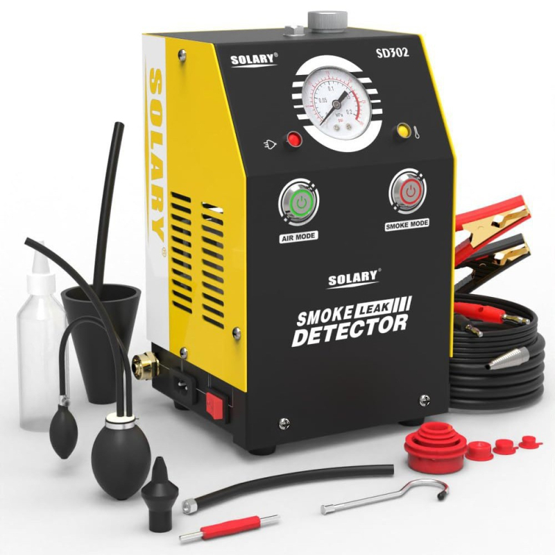 Detektor curenja dima za automobil SD302 – otkrivanje curenja u usisnom, ispušnom, gorivom i rashladnom sustavu; napajanje DC12V; radna temperatura -20 do 70°C