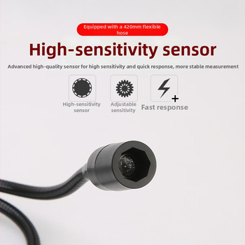 Digitális ultrahangos szivárgásdetektor gumikhoz, csövekhez és ajtók/ablakok tömítéseinek felderítésére — DY26A, One More