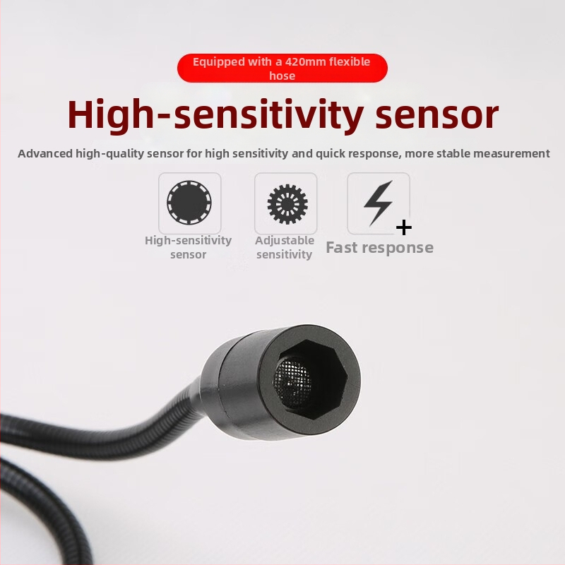 Digitális ultrahangos szivárgásdetektor gumikhoz, csövekhez és ajtók/ablakok tömítéseinek felderítésére — DY26A, One More