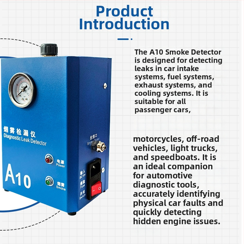 Automobilski detektor ispušnih plinova i dima – A10 smoke machine – Model: Smoke detector