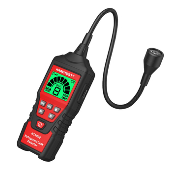 HT6000 modell, hűtőközeg-szivárgásdetektor halogénezett szénhidrogénekhez klímaberendezésekhez, 16–200 ppm tartomány, 3.7V újratölthető akkumulátor