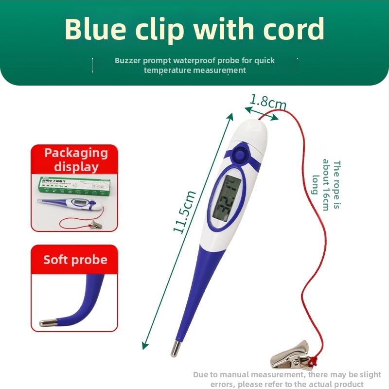 Veterinaarne digitaalne termomeeter sigadele, veistele ja lammastele - loomakasvatuseks