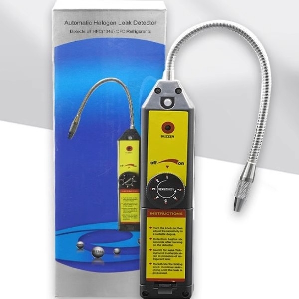 WJL-6000 Hordozható halogén szivárgásdetektor hűtőközegekhez, robbanásbiztos, mérési tartomány 2–10, pontosság 6 g/év, tápegység 5 V