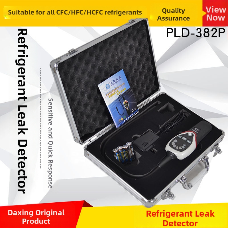 RLD-382P halogénny úniku detektor — detekuje R134A/R12/R22; stabilný, citlivý, s mikroprocesorom