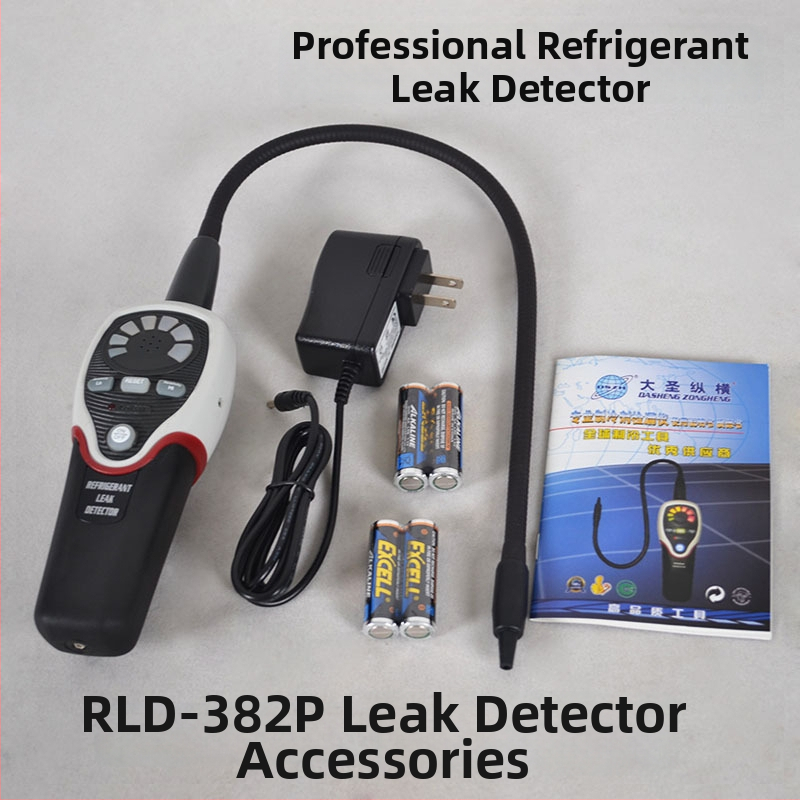 RLD-382P halogénny úniku detektor — detekuje R134A/R12/R22; stabilný, citlivý, s mikroprocesorom