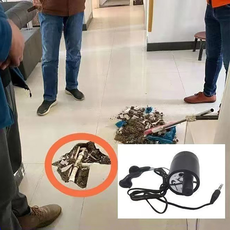 Akusztikus szivárgásdetektor csőjavításhoz, falhallgató eszköz a szivárgások lokalizálásához