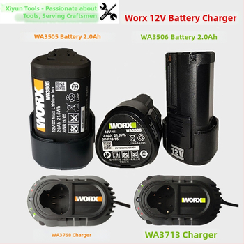 Vickers 12V Li-ion batéria 2.0Ah WA3506 s nabíjačkou WX128 WX130, univerzálne