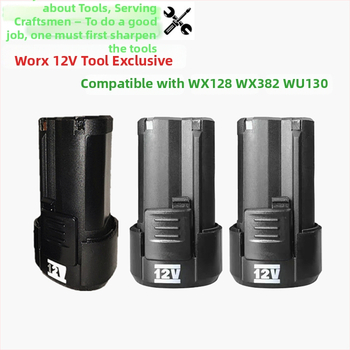 Vickers 12V Li-ion batéria 2.0Ah WA3506 s nabíjačkou WX128 WX130, univerzálne