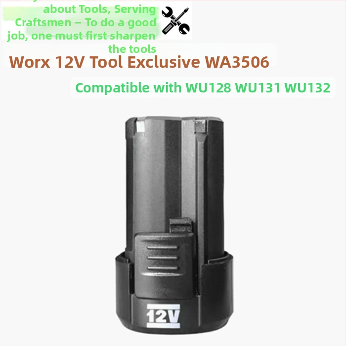 Vickers 12V Li-ion batéria 2.0Ah WA3506 s nabíjačkou WX128 WX130, univerzálne