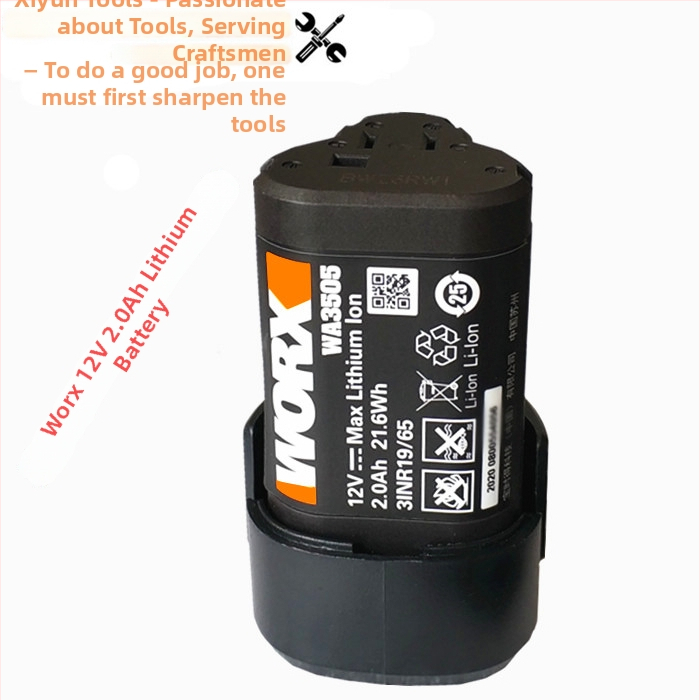 Vickers 12V Li-ion batéria 2.0Ah WA3506 s nabíjačkou WX128 WX130, univerzálne