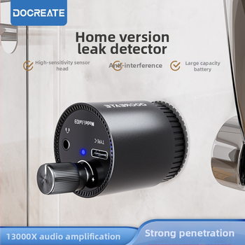 Detektor úniku vody z potrubia s prenosným zosilňovačom zvuku pre vodovodné potrubie a podlahové vykurovanie – presnosť