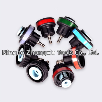 Autóhűtőrendszer nyomás- és szivárgásdetektáló készlet, nylonból készült, 28 részes, gépjármű javításához, vákuumnyomásmérővel