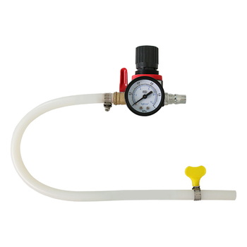 Víz tartály szivárgásdetektora és autóhűtőrendszer-tesztelő, műanyag-fém kivitel, nyomás alatti szivárgás észlelése, 1 készlet