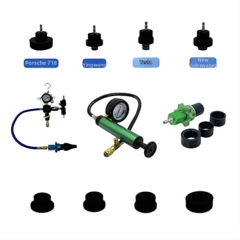 44 részes készlet hűtőrendszer vizsgálatához és antifríz töltőeszközökhöz, víztartály szivárgásdetektálóval, ötvözet acélból készült autójavításhoz