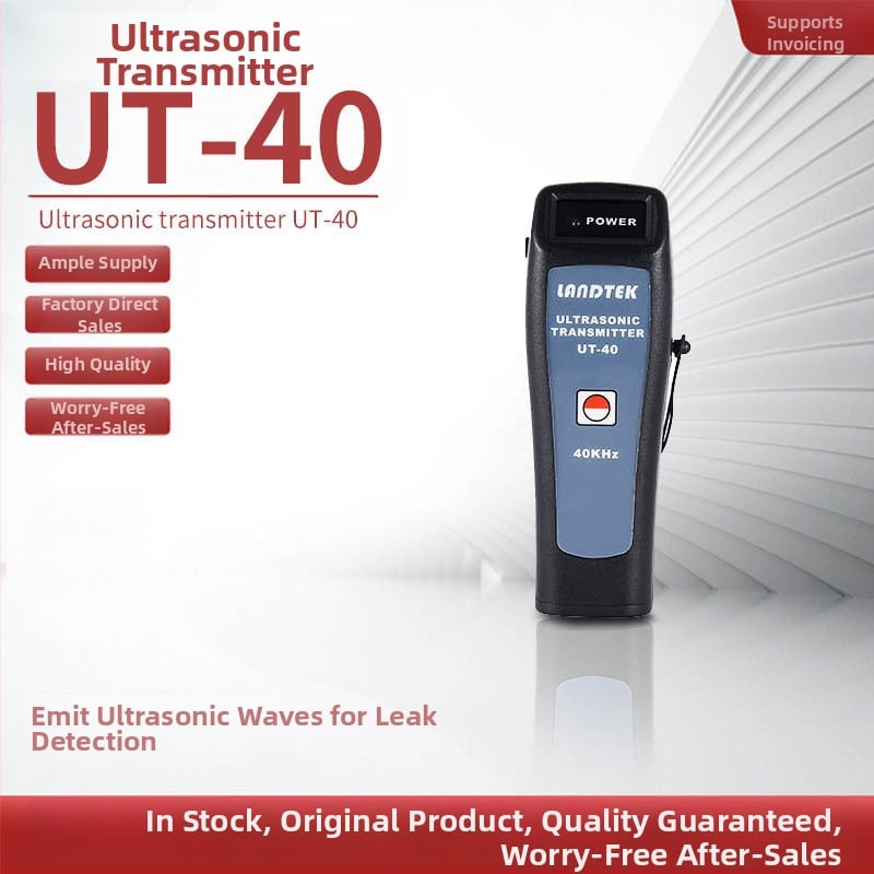 UT-40 Lantai prenosný ultrazvukový detektor únikov, generátor signálov tvaru vlnen, 40 kHz, model UT-40, hmotnosť približne 50 g