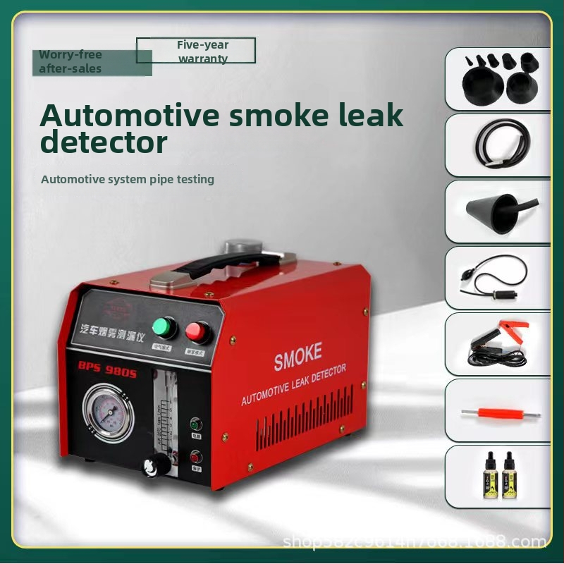 Automobilový detektor dymu – tester úniku z hadíc nasávania/výfukového systému motora; Značka Dezhi Baosen, Model v90, Pôvod Hebei Cangzhou, Použitie: opravy áut