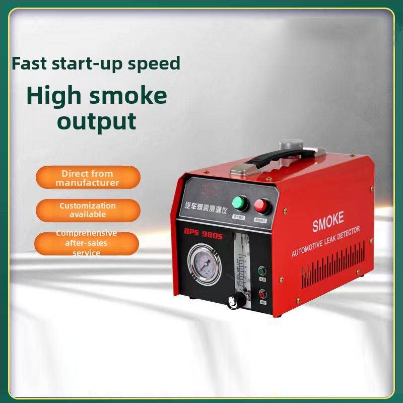 Automobilový detektor dymu – tester úniku z hadíc nasávania/výfukového systému motora; Značka Dezhi Baosen, Model v90, Pôvod Hebei Cangzhou, Použitie: opravy áut