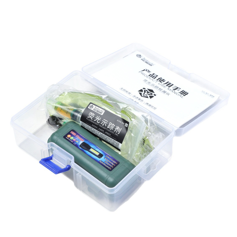 Alat za otkrivanje curenja automobilskog klima-uređaja (Brand: Leak detection lion; Upotreba: zavarivanje toplim topljenjem; Uvoz: Ne; Obrada i prilagodba: Ne)