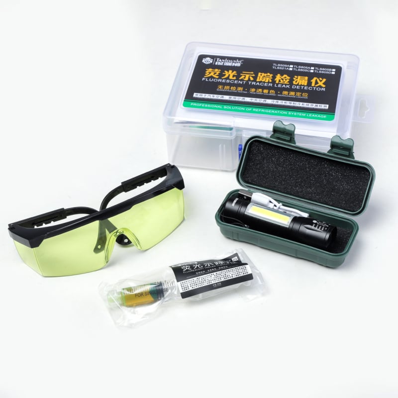 Alat za otkrivanje curenja automobilskog klima-uređaja (Brand: Leak detection lion; Upotreba: zavarivanje toplim topljenjem; Uvoz: Ne; Obrada i prilagodba: Ne)