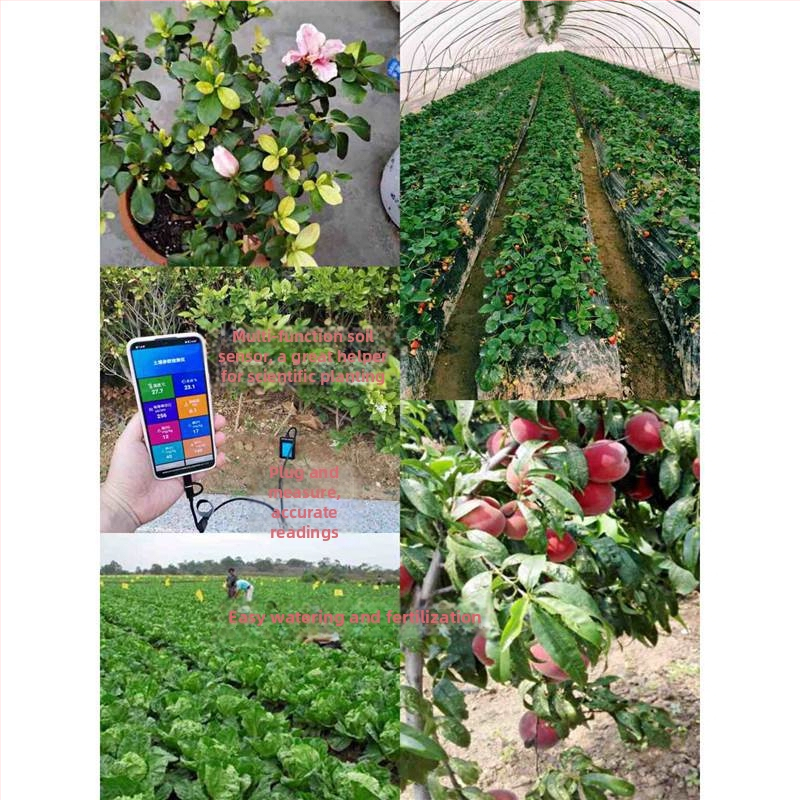 Prenosný USB pôdny tester – pH, dusík (N), fosfor (P), draslík (K) a teplota