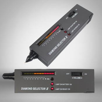 Instrument de identificare a autenticității diamantelor și jadului cu tester de conductivitate termică – teste pentru diamant, jad/jadit și cristale; model Drill pen