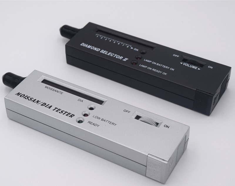 Instrument de identificare a autenticității diamantelor și jadului cu tester de conductivitate termică – teste pentru diamant, jad/jadit și cristale; model Drill pen