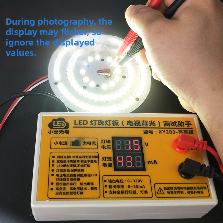LED tester na opravu a testovanie LED zŕn | Xiaoyun Photoelectric XY-283 | Rozsah merania: kontrola a údržba LED zŕn