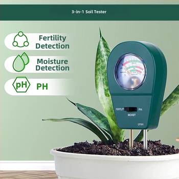 Ly101 Prenosni tester tla za pH i vlagu – vrtlarstvo i sadnja