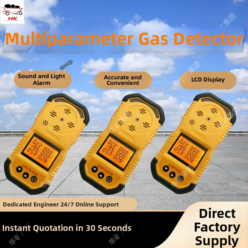 Huakuang CD4-típu viacparametrický detektor plynov s ukladaním údajov a funkciou samokontroly, určený pre bane uhlia