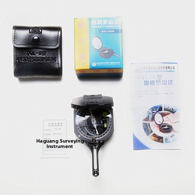 Harbin DQL-8 prenosný geologický presný kompas-inklinometer, ručný, meranie vertikálneho uhla