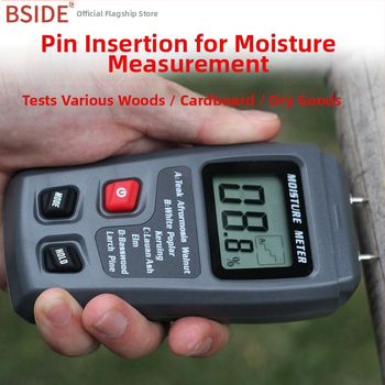 Meradlo vlhkosti dreva — vysokoprecízny detektor vlhkosti, viacfunkčné meranie vlhkosti, značka Xinmiao, typ: ionometer